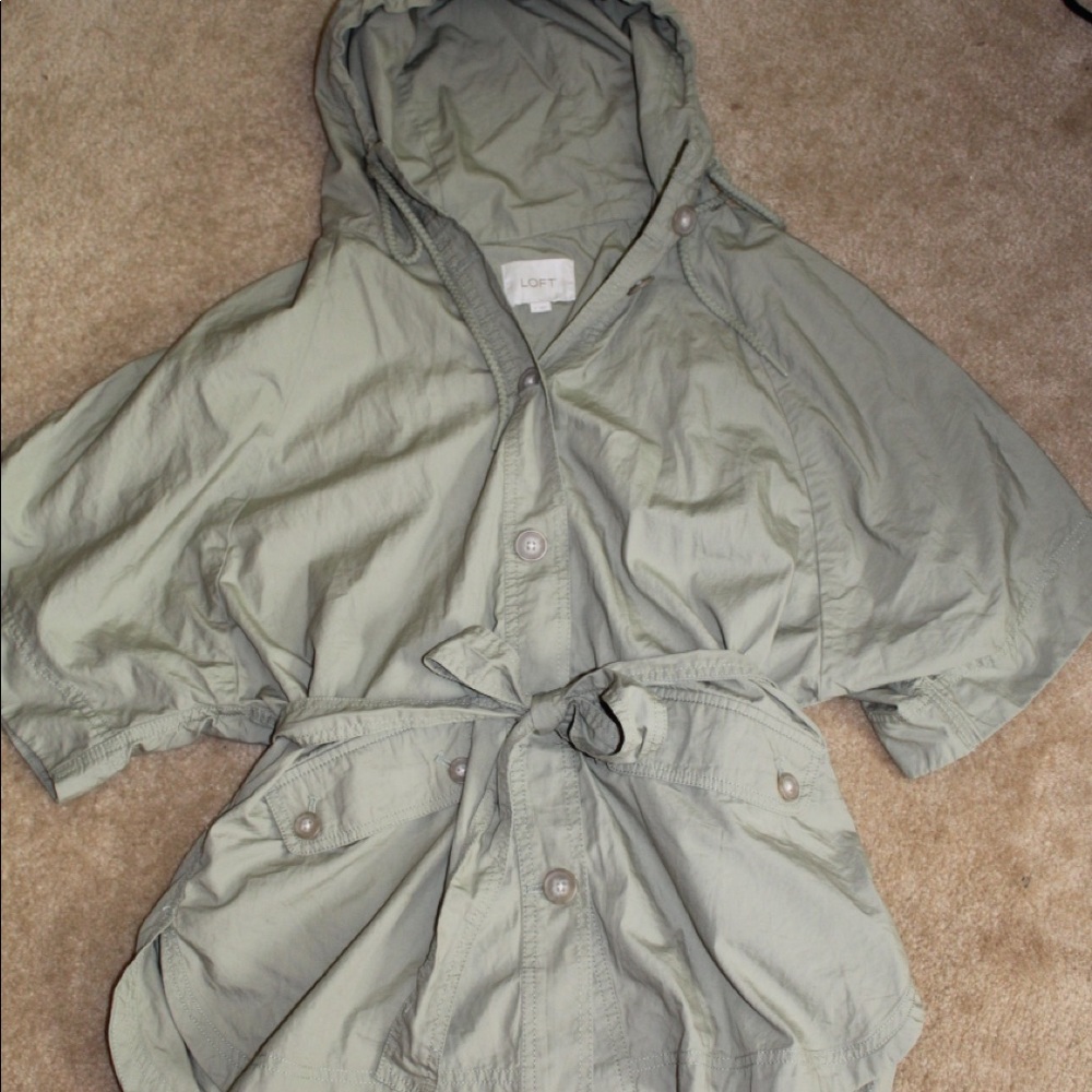 Small Loft Hoodie Buttoned Jacket